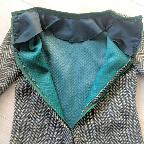 Vintage Handmade Tweed Dress - Picture 9 of 9